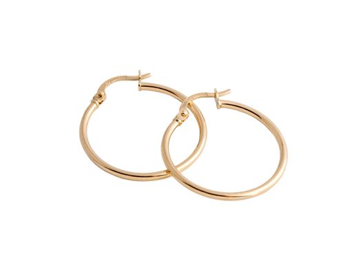 argollas oro 18k 
