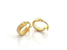 argollas oro 18k 