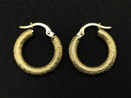 argollas oro 18k 