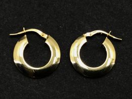 argollas oro 18k 