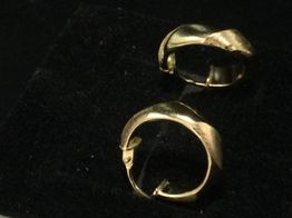 argollas oro 18k 