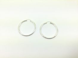 argollas plata 925mm 