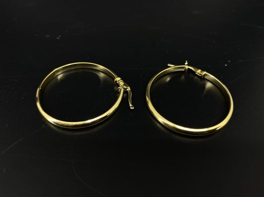 argollas oro 18k 