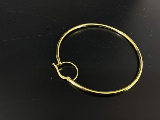 argollas oro 18k 