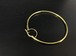 argollas oro 18k 