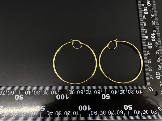 argollas oro 18k 