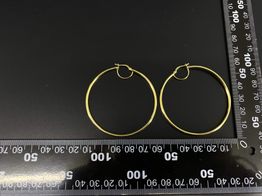 argollas oro 18k 