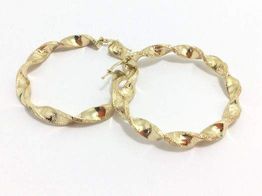 argollas oro 18k 