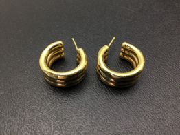 argollas oro 18k 