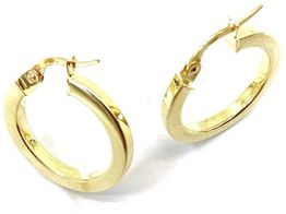 argolas ouro 18k con sem pedra 