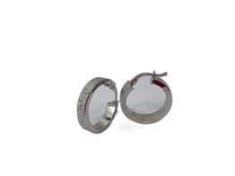 argolas ouro 18k con sem pedra 