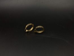 argollas oro 18k 