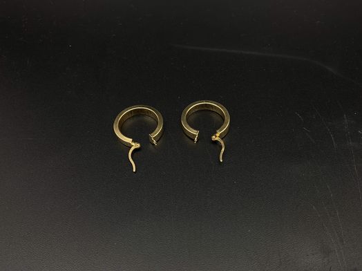 argollas oro 18k 