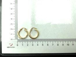 argollas oro 18k 