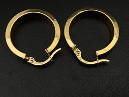 argollas oro 18k 