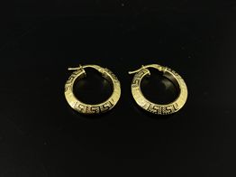 argollas oro 18k 