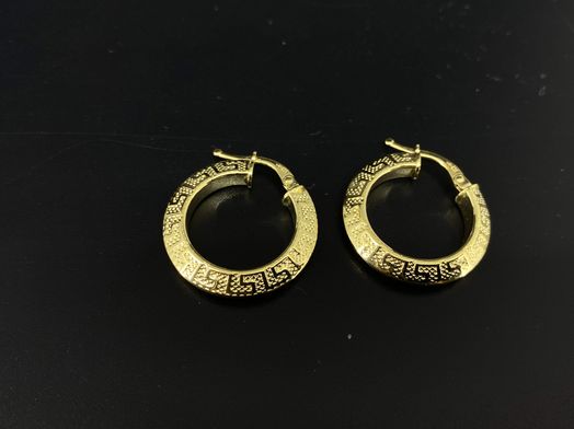 argollas oro 18k 
