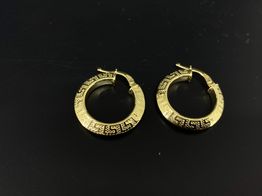 argollas oro 18k 