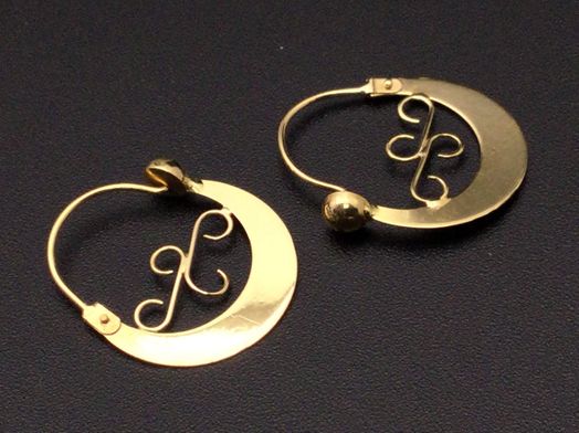 argollas oro 18k 