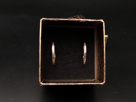 argollas oro 18k 
