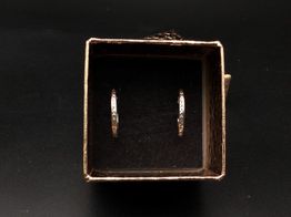 argollas oro 18k 