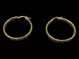 argollas oro 18k 