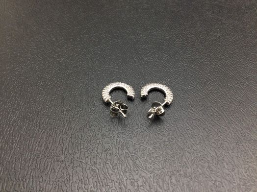 argollas plata 925mm con circonita 