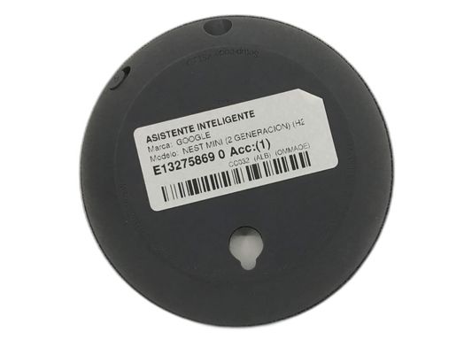 asistente inteligente google nest mini (2 generacion) (h2c)