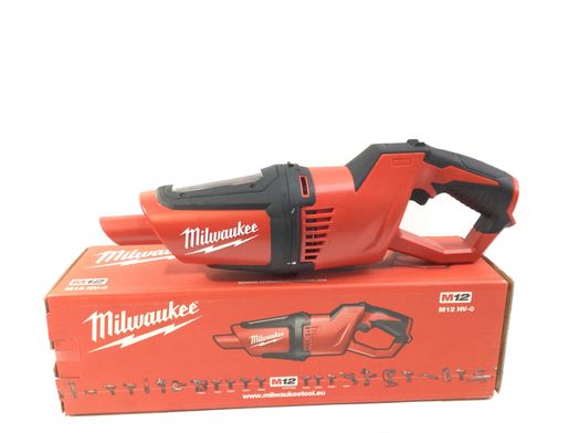 aspirador mano milwaukee m12 hv-0+2 baterias+ cargador