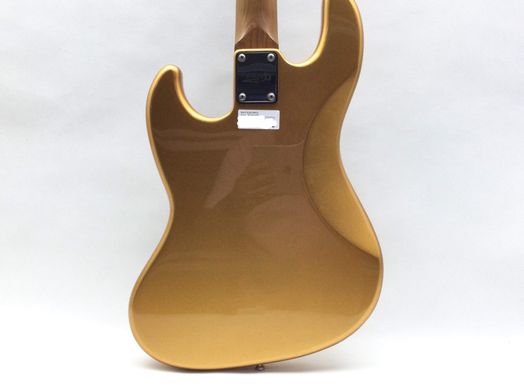 bajo electrico jet guitars jjb-300 gd r - gold rosewood