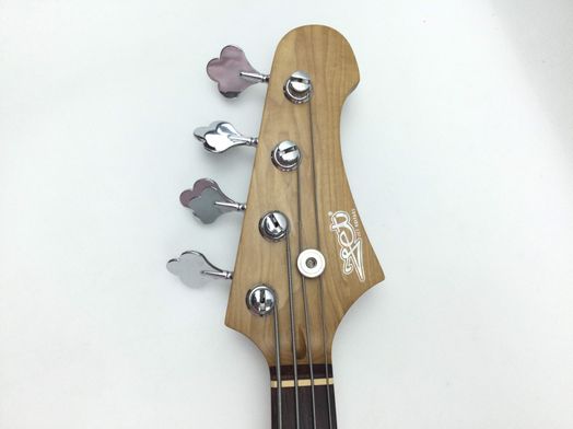 bajo electrico jet guitars jjb-300 gd r - gold rosewood