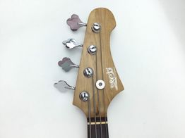 bajo electrico jet guitars jjb-300 gd r - gold rosewood