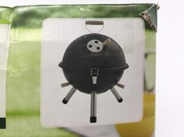 grelhador carv&atilde;o lenha garden feelings mini barbacoa esf&eacute;rica