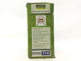 grelhador carv&atilde;o lenha garden feelings mini barbacoa esf&eacute;rica