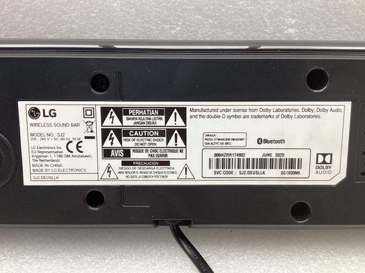barra sonido lg sj2
