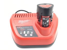 bateria milwaukee c12c (cargador + bateria)