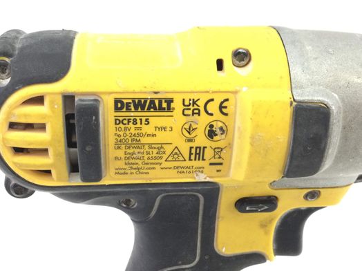 taladro a bateria dewalt dcf815