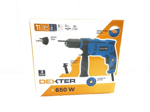 berbequim el&eacute;trico dexter 650id