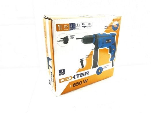 berbequim el&eacute;trico dexter 650id