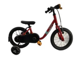 bicicleta criança btwin criança 3-5 anos 14 discover 500 vermelho