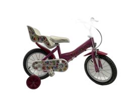 bicicleta criança fantasy rosa