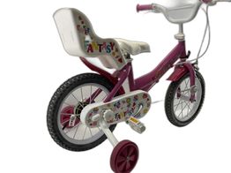 bicicleta criança fantasy rosa