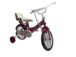 bicicleta criança fantasy rosa