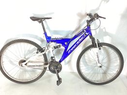 bicicleta monta&ntilde;a freerider doble suspensi&oacute;n 26