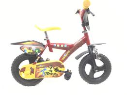 bicicleta niño gormiti roja