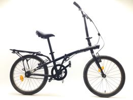 bicicleta plegable btwin tilt 100 black 2018