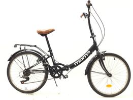 bicicleta plegable moma negro