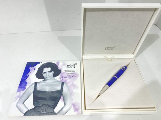boligrafo alta gama montblanc elizabeth taylor especial edition