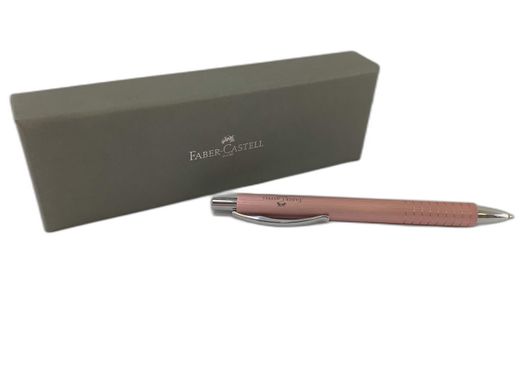 boligrafo faber-castell rosa