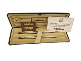 boligrafo inoxcrom plateado